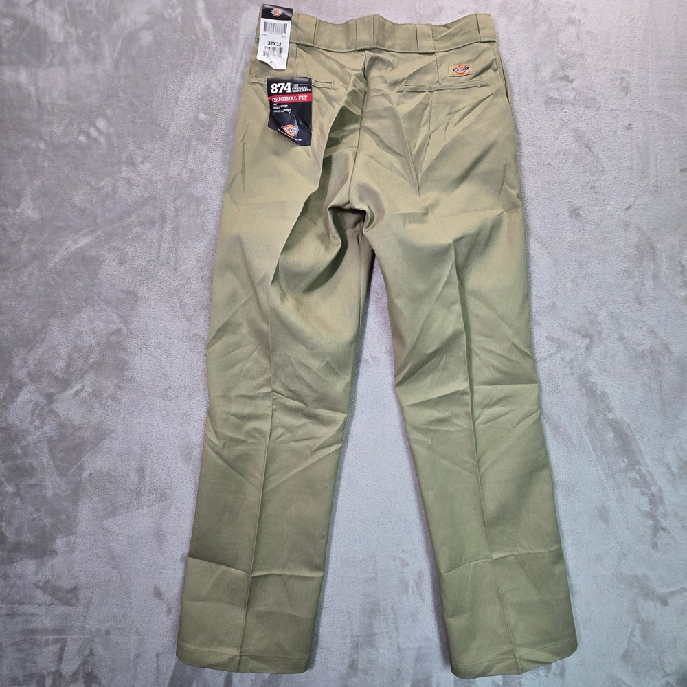 Dickies 874 Original Fit Work Pants Khaki Tan 32x32 874KH Men's Trousers